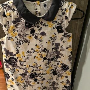 Janie and Jack Black and Yellow Floral Dress